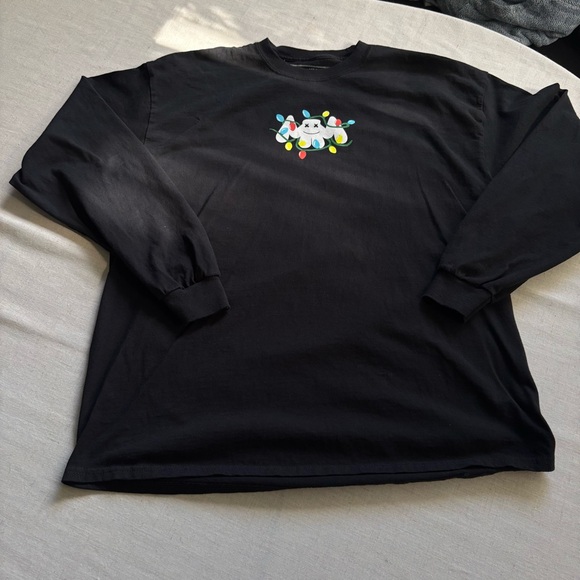 Marshmello Mellogang Christmas Lights Long Sleeve Shirt Men’s XL Black - Picture 2 of 7